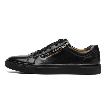 Echtleder Side-Zip Sneaker