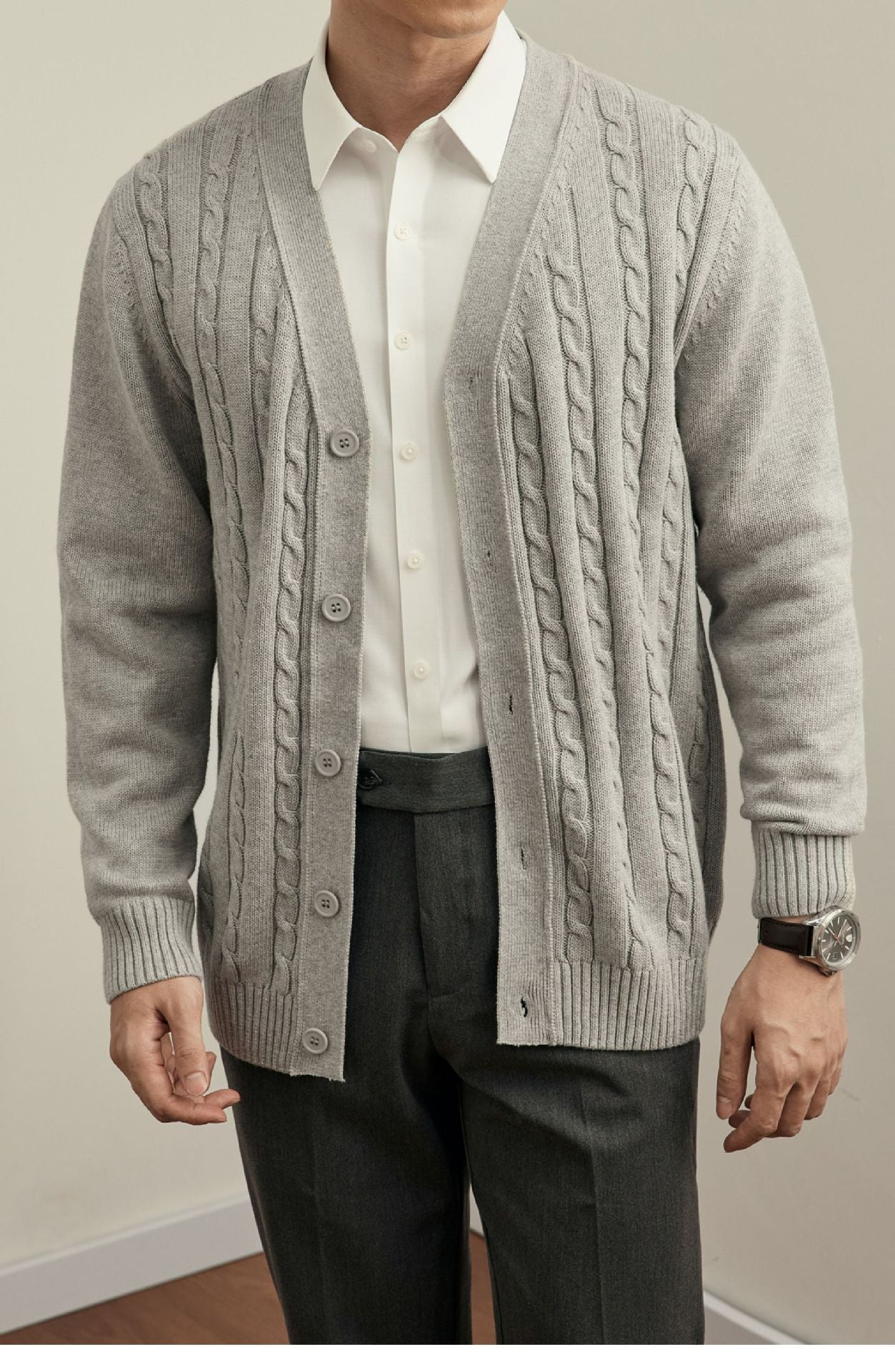 UrbanStoff | Strick Cardigan Pullover