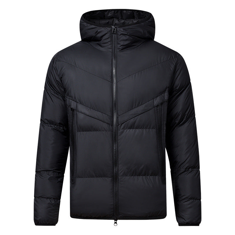 UrbanStoff | Gefütterte Kapuzenjacke aus Baumwolle