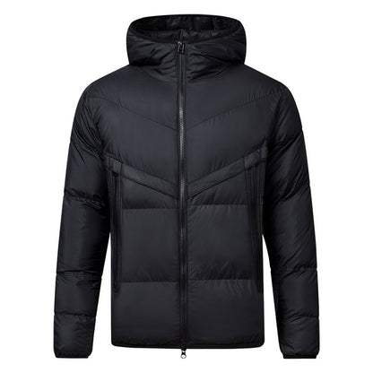 UrbanStoff | Gefütterte Kapuzenjacke aus Baumwolle
