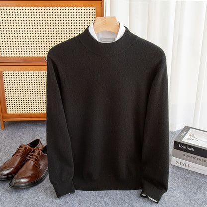 UrbanStoff | Halbkragen Wollpullover