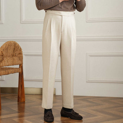High-Waist Gerade Anzughose