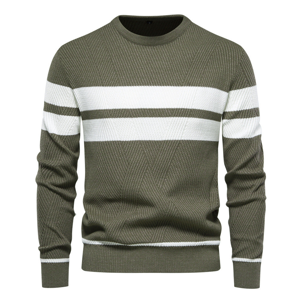 Herren Streifenpullover
