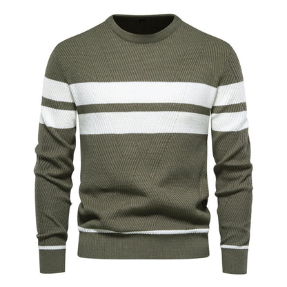 Herren Streifenpullover