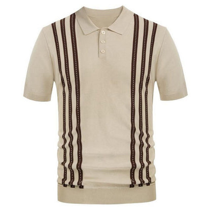 UrbanStoff | Gestreiftes Casual Polo