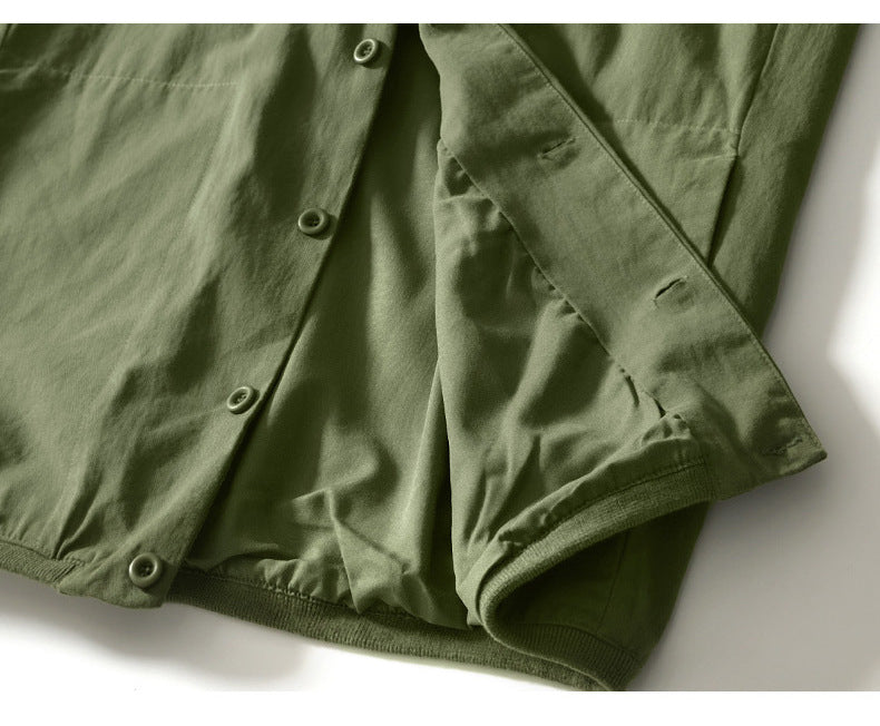 UrbanStoff | Retro Loose Baseball Jacke