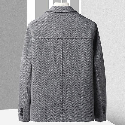 Herren Wollmantel Winter