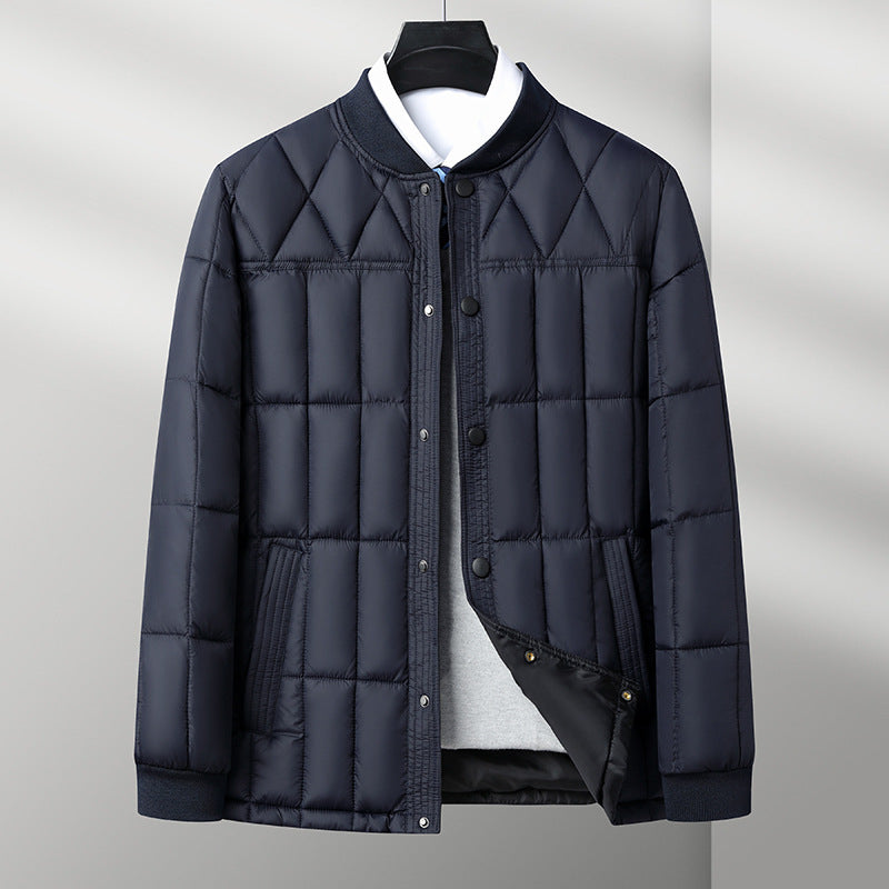 UrbanStoff | Wattierte Winterjacke mit Stehkragen