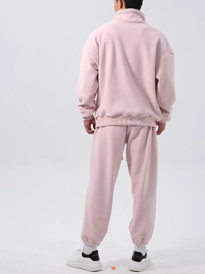 Locker Geschnittener Fleece-Trainingsanzug