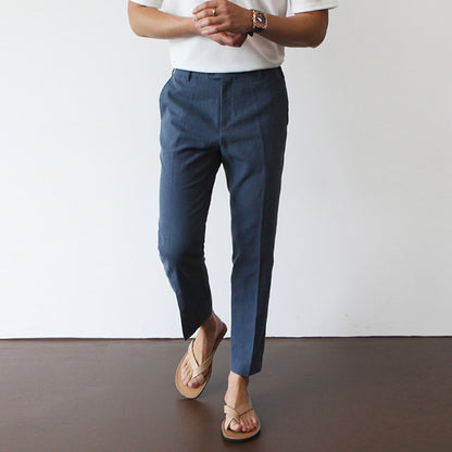Leinen-Baumwoll Freizeit-Hose