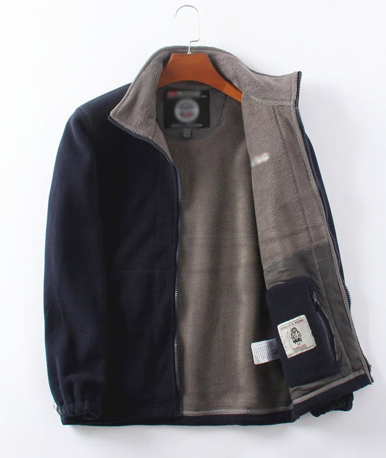 Herren Fleecejacke Wende-Style