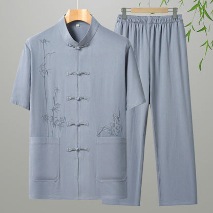 UrbanStoff | Lässiges Baumwoll Zweiteiler Outfit