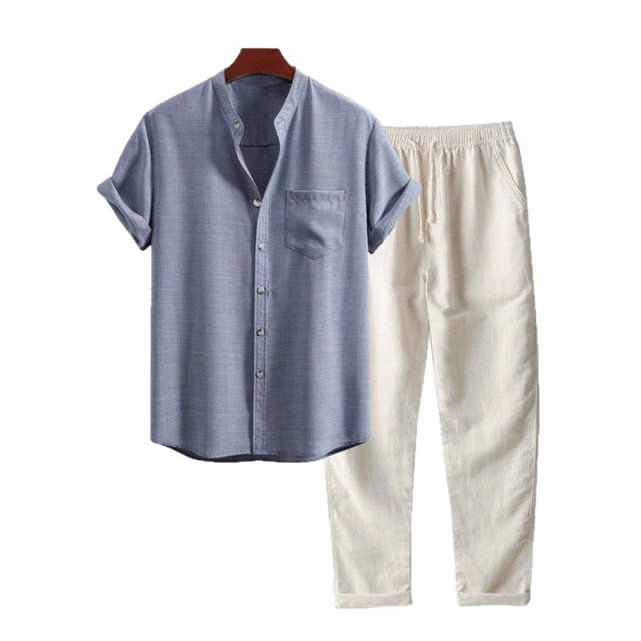 UrbanStoff | Kurzarmhemd & Hosen Set