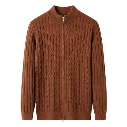 Zopfmuster Stehkragen Pullover