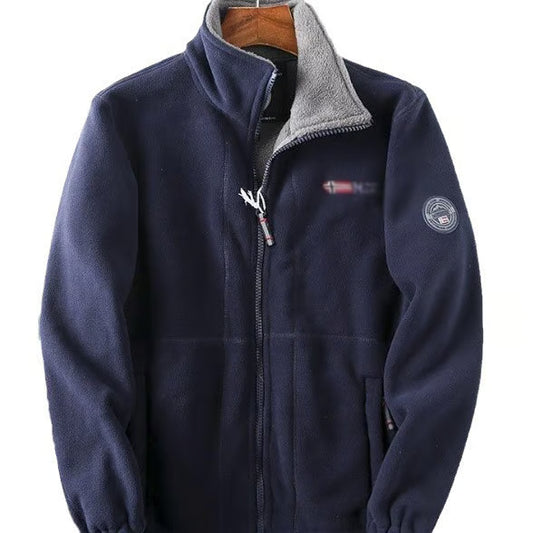 Herren Fleecejacke Wende-Style