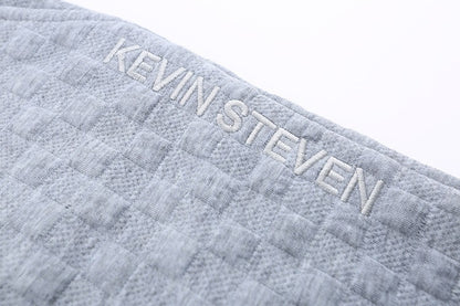 Locker geschnittene Karierte Strickhose