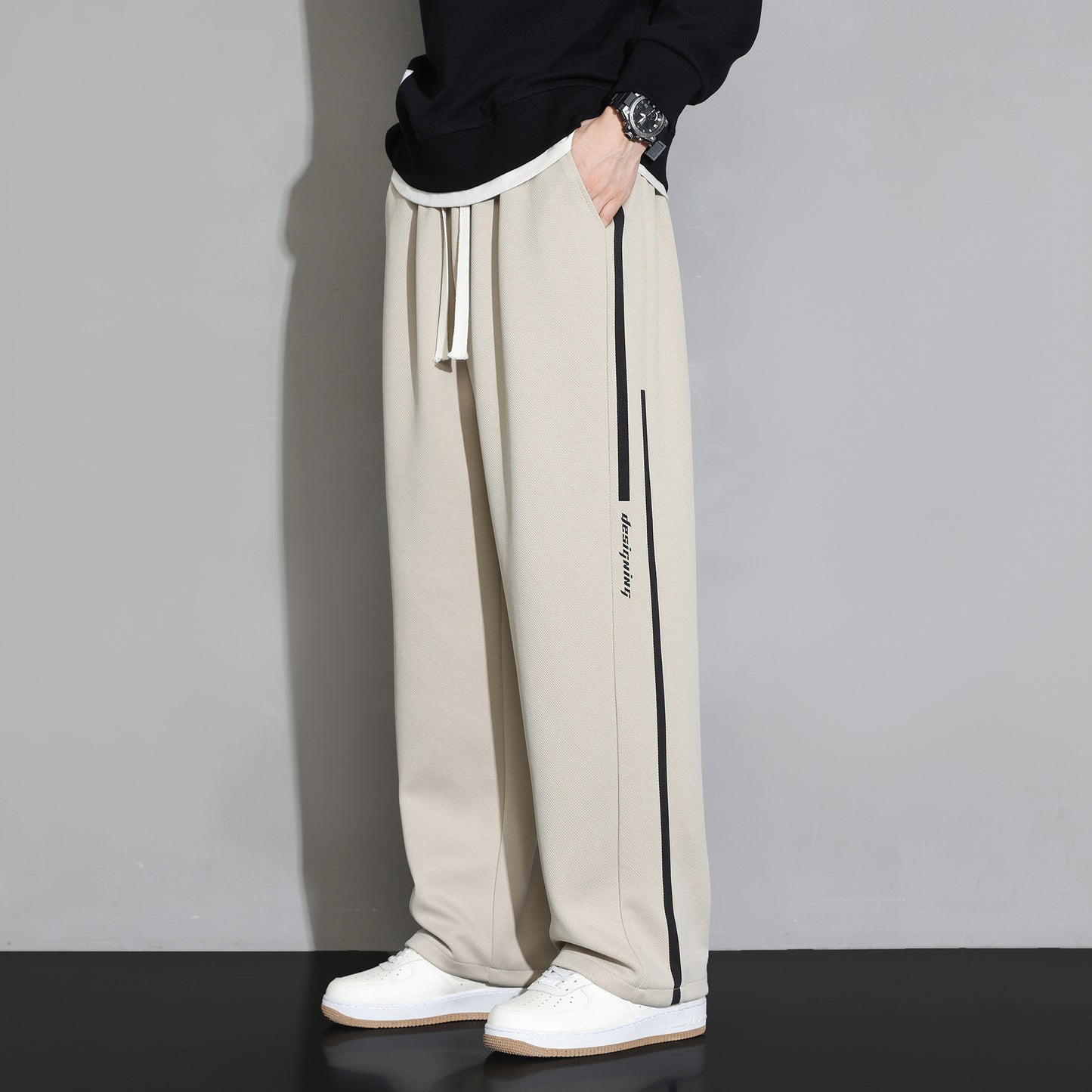 Weitbeinige Sport-Sweatpants
