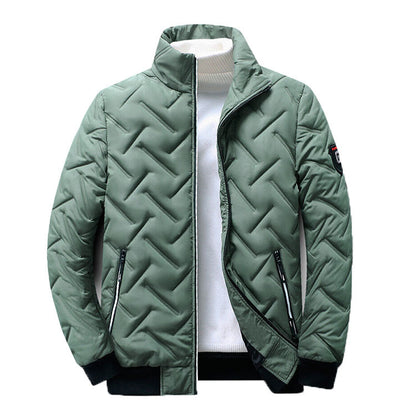 Kurze Stehkragen Pufferjacke