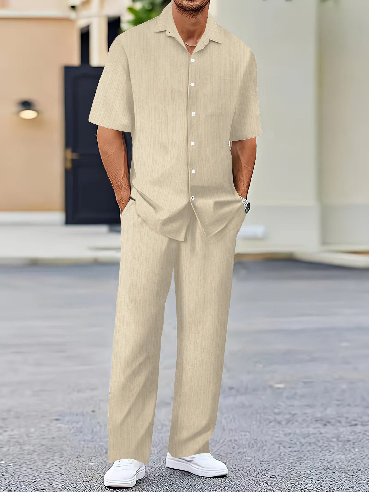 Lässige Shirt-Sets mit lockerer Passform
