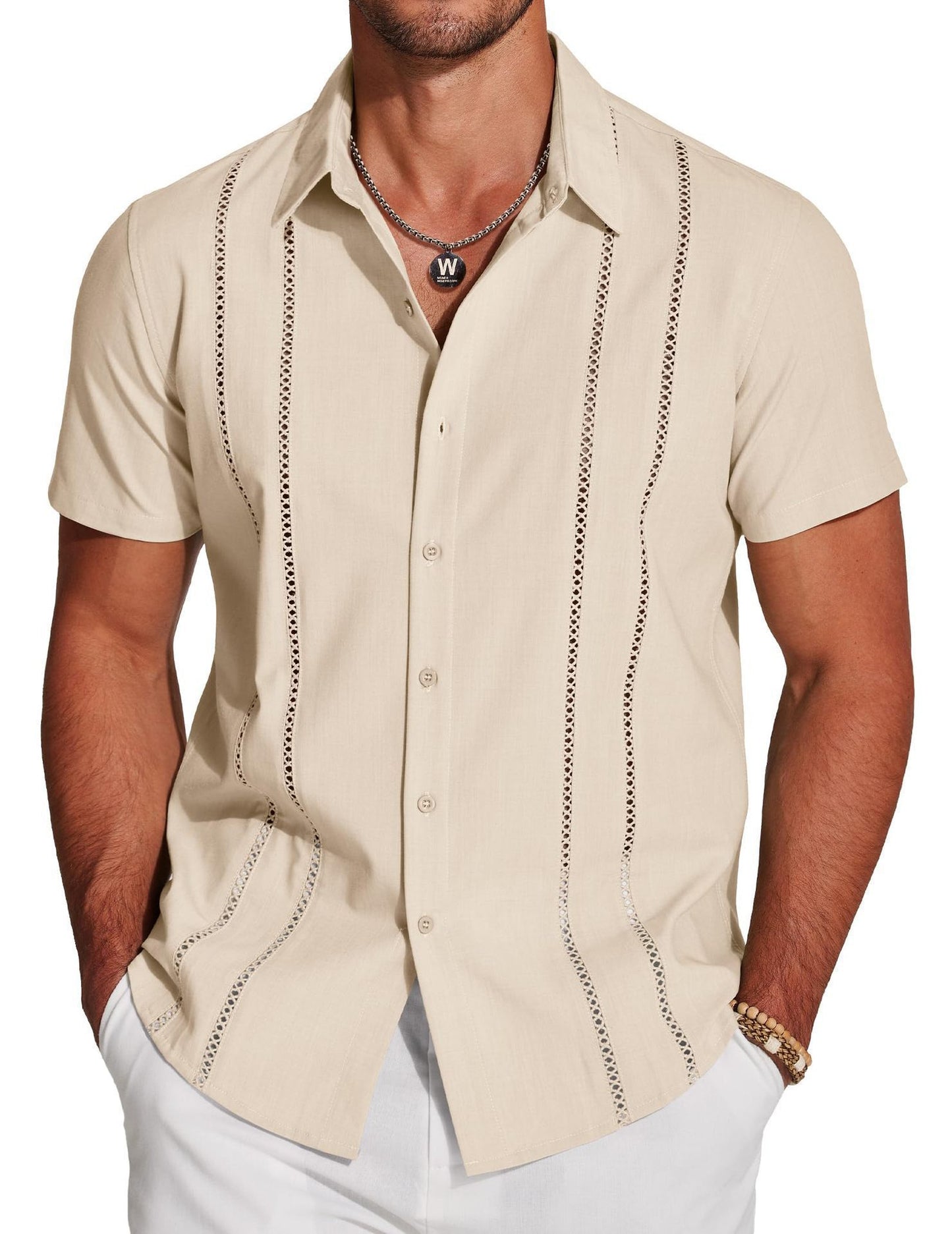 Kurzarmhemd im Hawaii-Stil