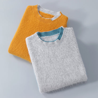 UrbanStoff | Warmer Strickpullover Rundhals