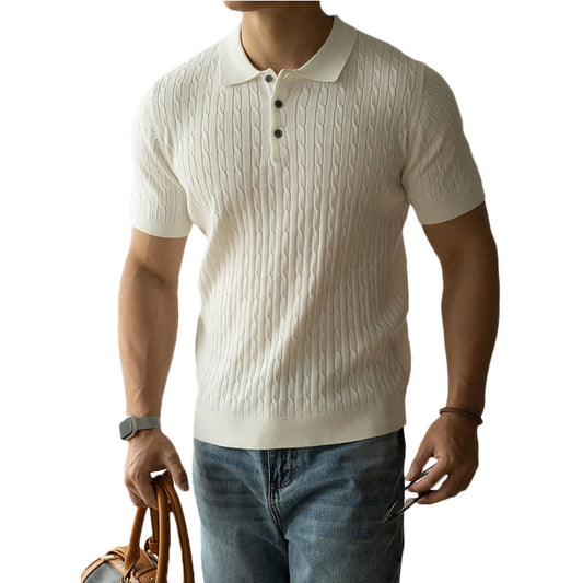 UrbanStoff | Strukturiertes Strickpolo