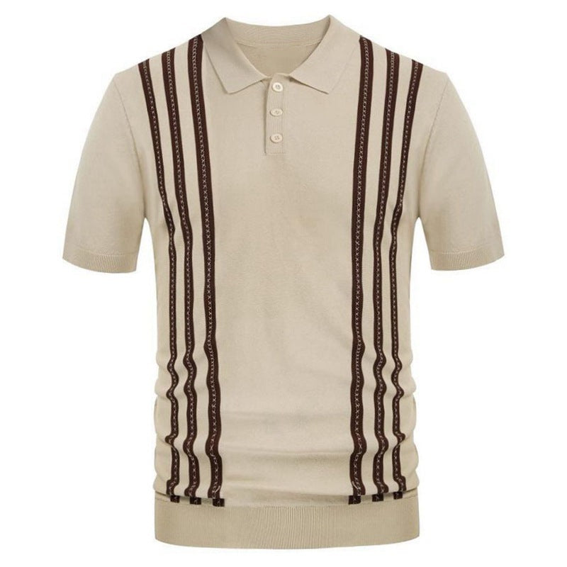 UrbanStoff | Gestreiftes Casual Polo
