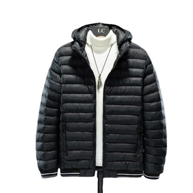 UrbanStoff | Wattierte Jacke mit Kapuze