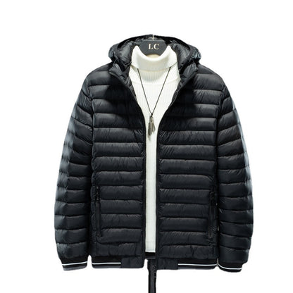 UrbanStoff | Wattierte Jacke mit Kapuze