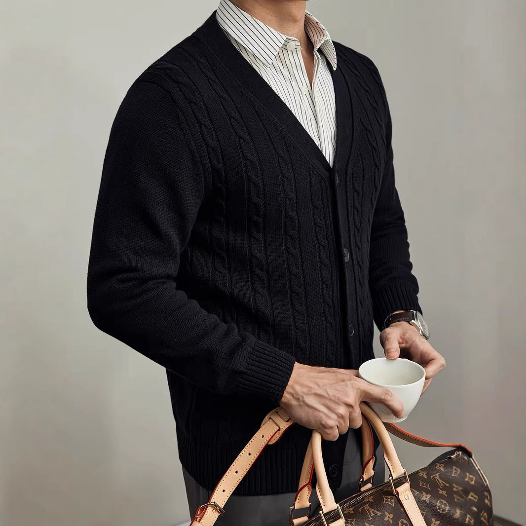 UrbanStoff | Strick Cardigan Pullover