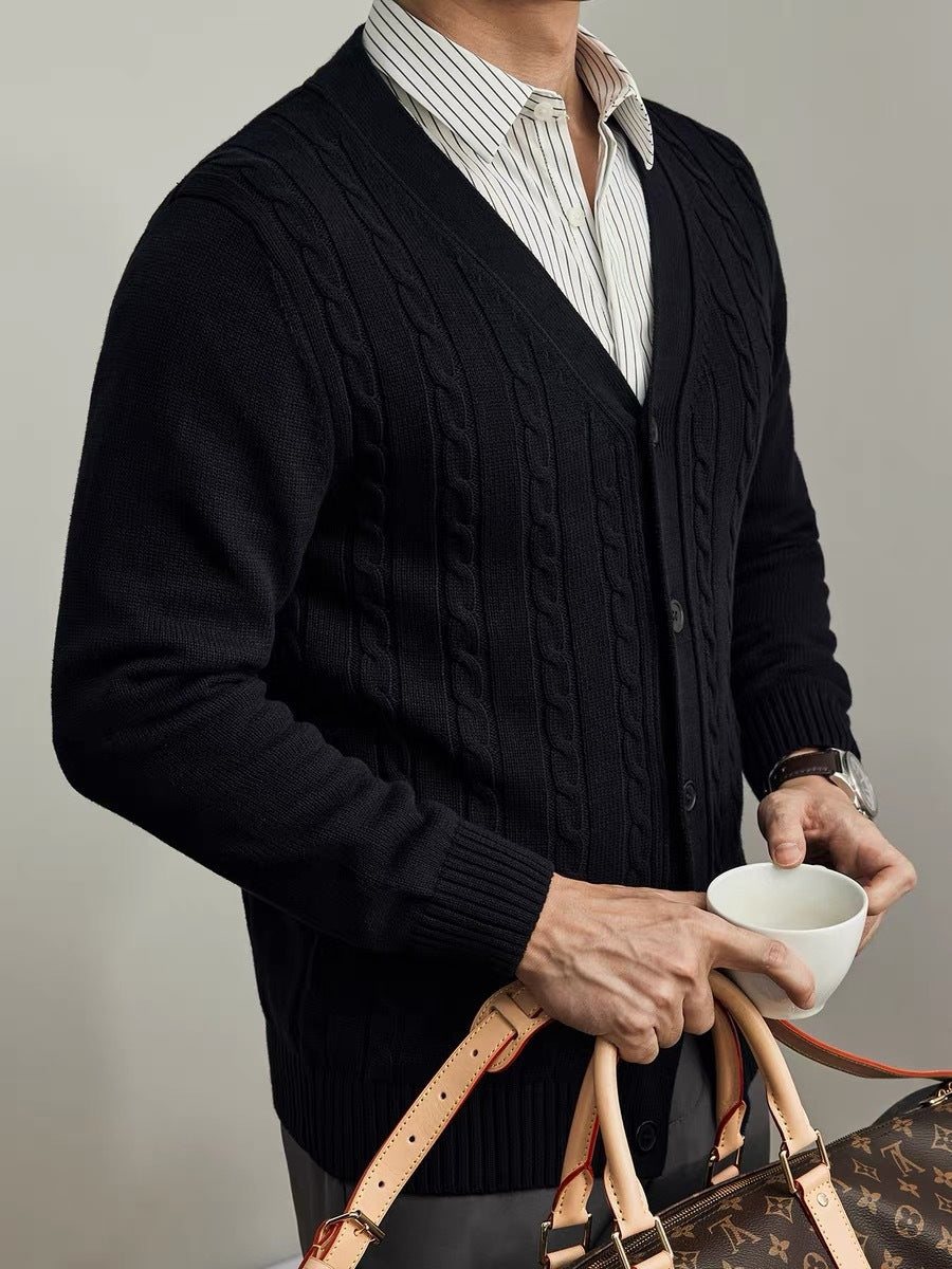 UrbanStoff | Strick Cardigan Pullover