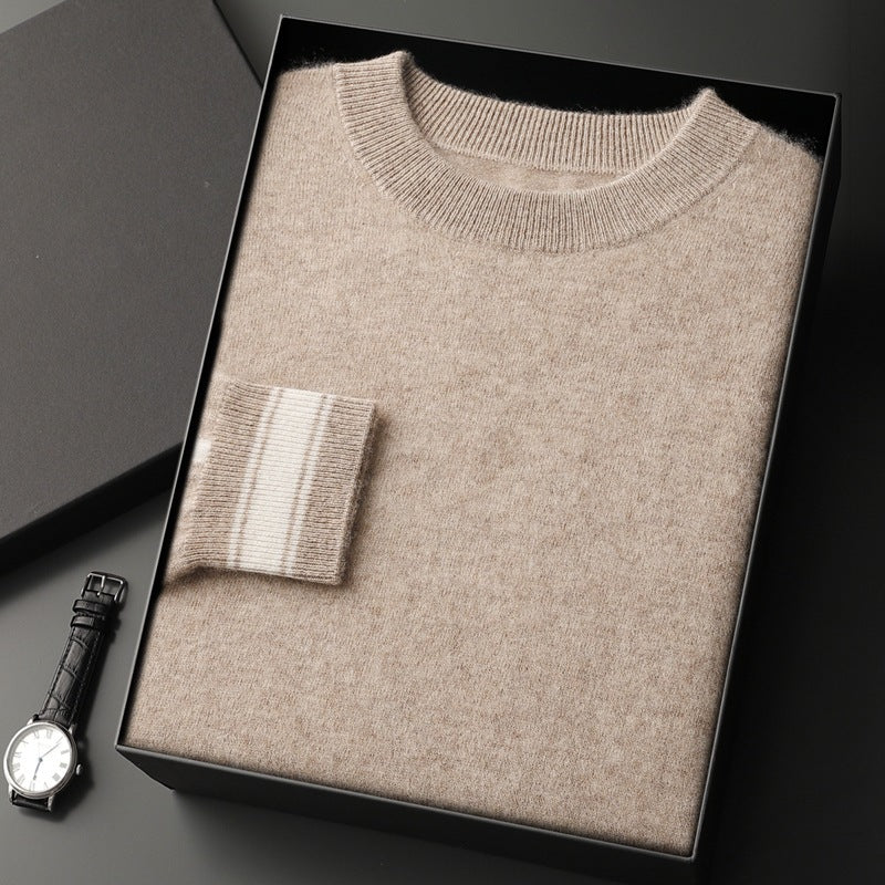UrbanStoff | Herren Kaschmir Trainingsanzug – Rundhals