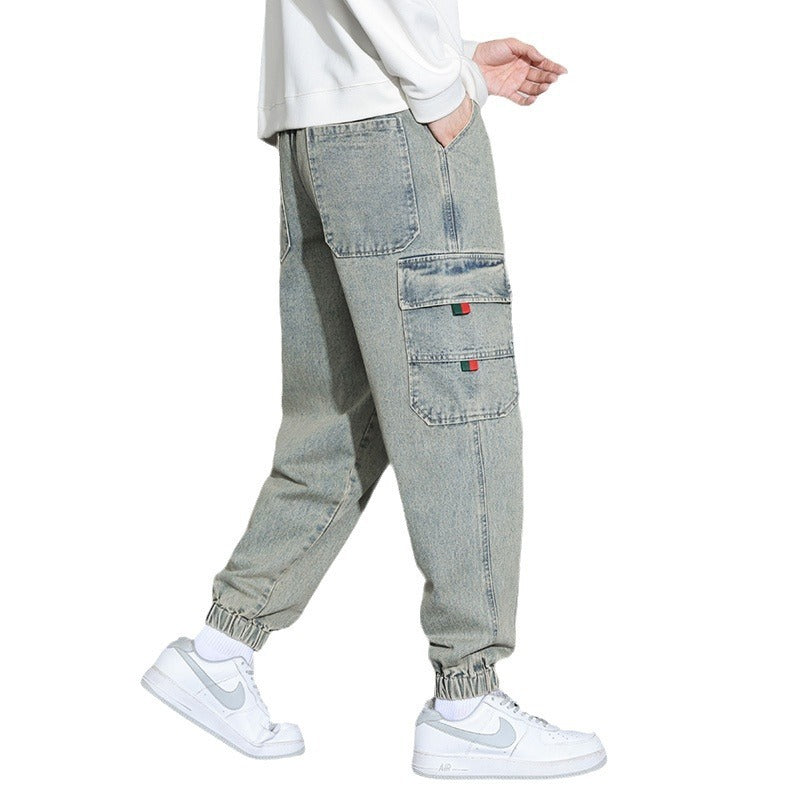 Retro Cargo Jeans Jogginghose