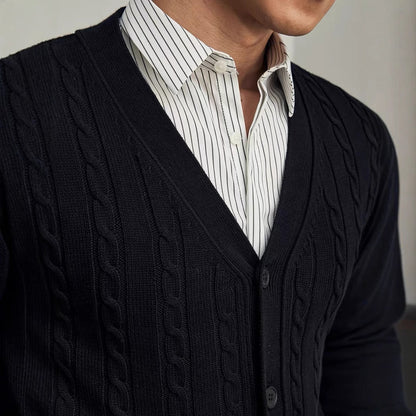 UrbanStoff | Strick Cardigan Pullover