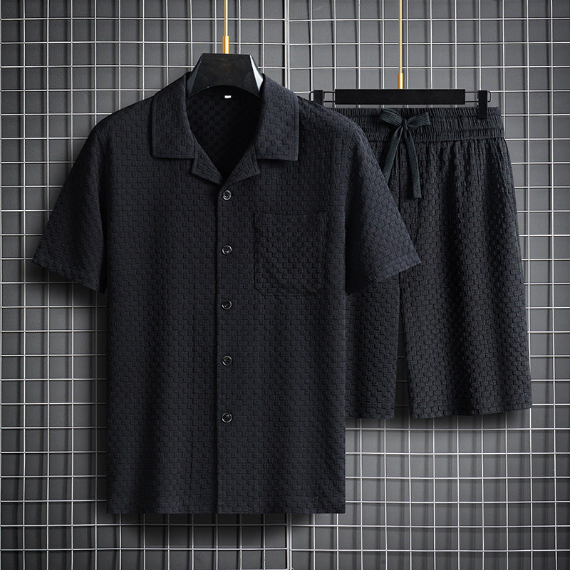 UrbanStoff | Revers-Kurzarm & Shorts Zweiteiler