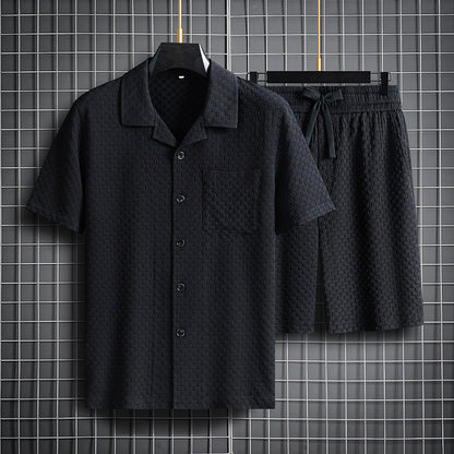 UrbanStoff | Revers-Kurzarm & Shorts Zweiteiler