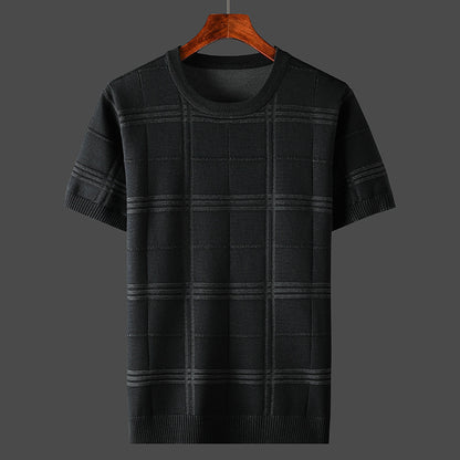 UrbanStoff | Kurzarm Strickpullover