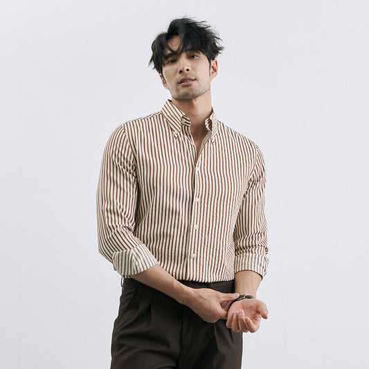UrbanStoff | Koreanisches Gestreiftes Hemd