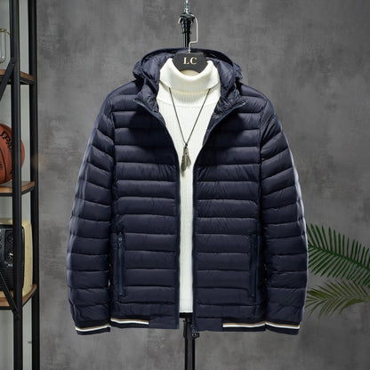 UrbanStoff | Wattierte Jacke mit Kapuze
