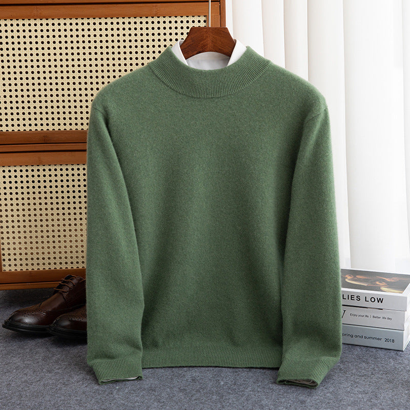 UrbanStoff | Halbkragen Wollpullover