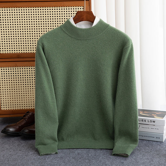 UrbanStoff | Halbkragen Wollpullover