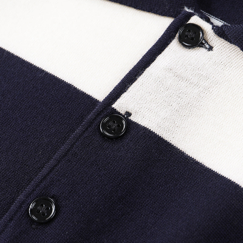 UrbanStoff | Jacquard Slim Strickpullover
