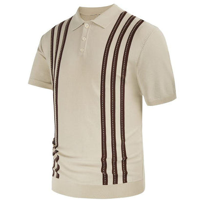 UrbanStoff | Gestreiftes Casual Polo
