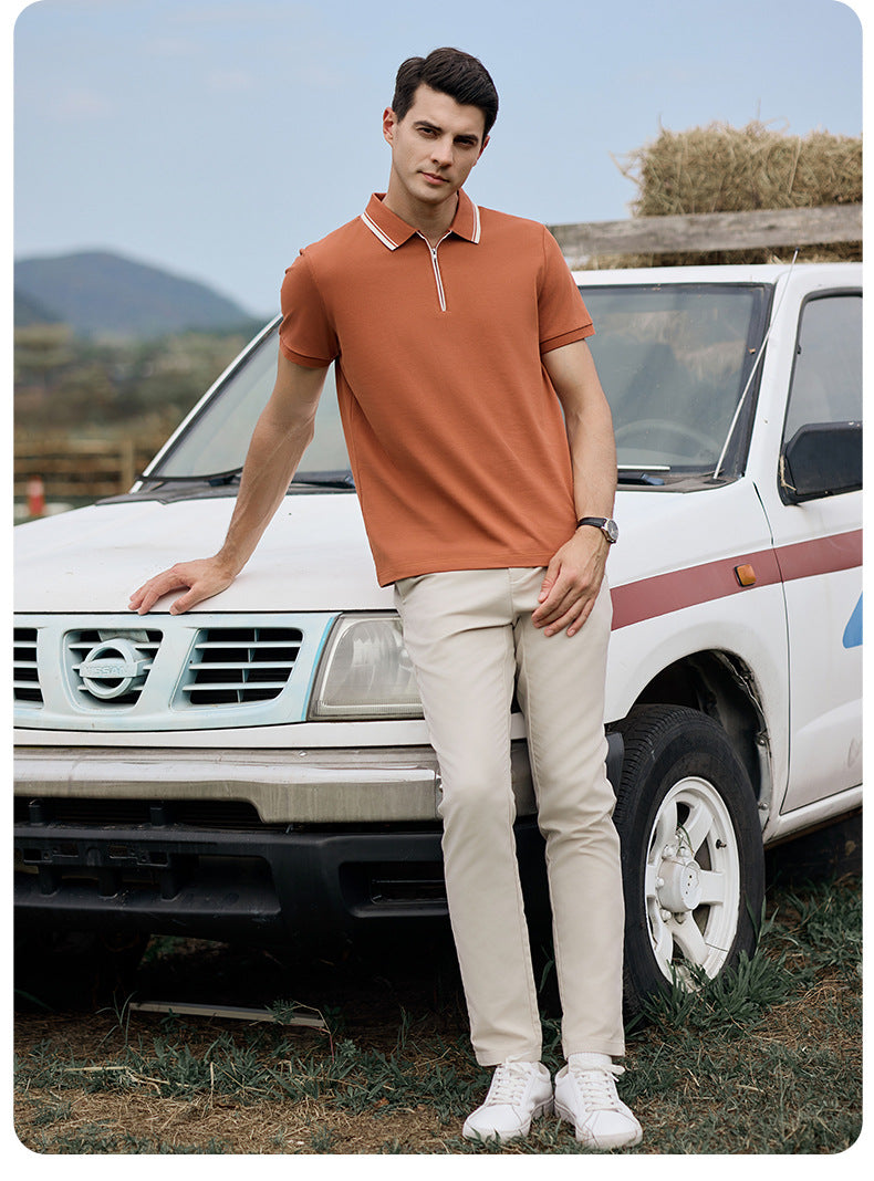 Casual Kurzarm-Poloshirt