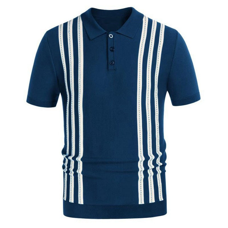 UrbanStoff | Gestreiftes Casual Polo