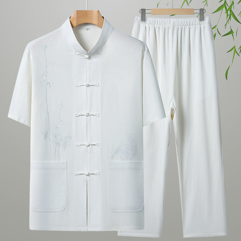 UrbanStoff | Lässiges Baumwoll Zweiteiler Outfit