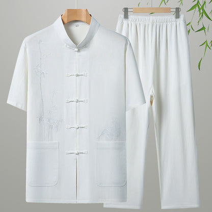 UrbanStoff | Lässiges Baumwoll Zweiteiler Outfit
