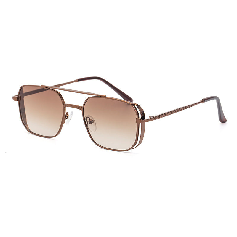 Quadratische Steampunk-Sonnenbrille
