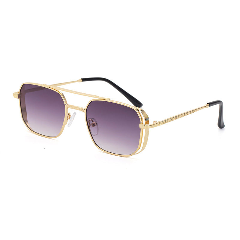 Quadratische Steampunk-Sonnenbrille
