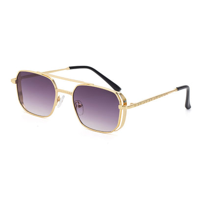 Quadratische Steampunk-Sonnenbrille